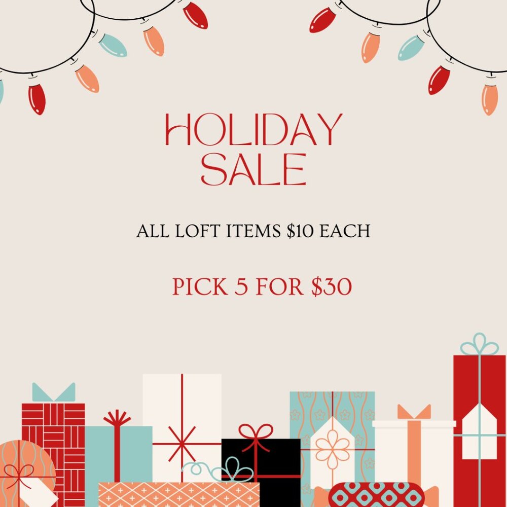 All LOFT Items $10 Each/Pick 5 for $30